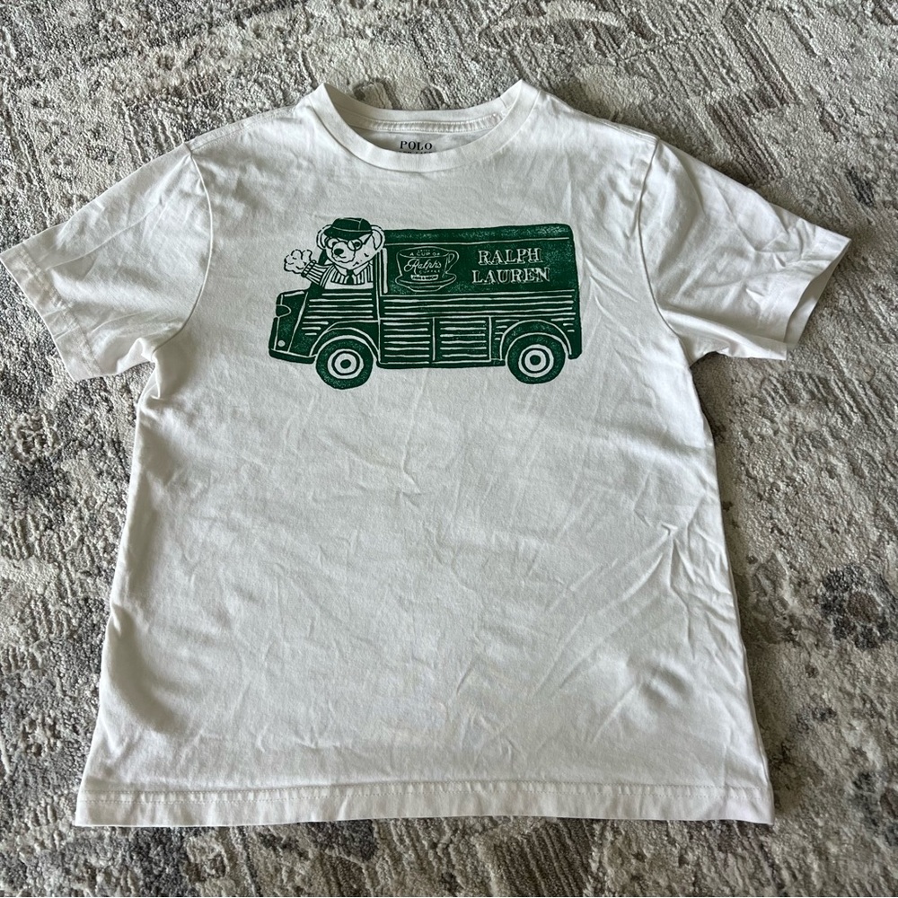 Ralph’s Coffee Polo Bear Tee Girls/Boys